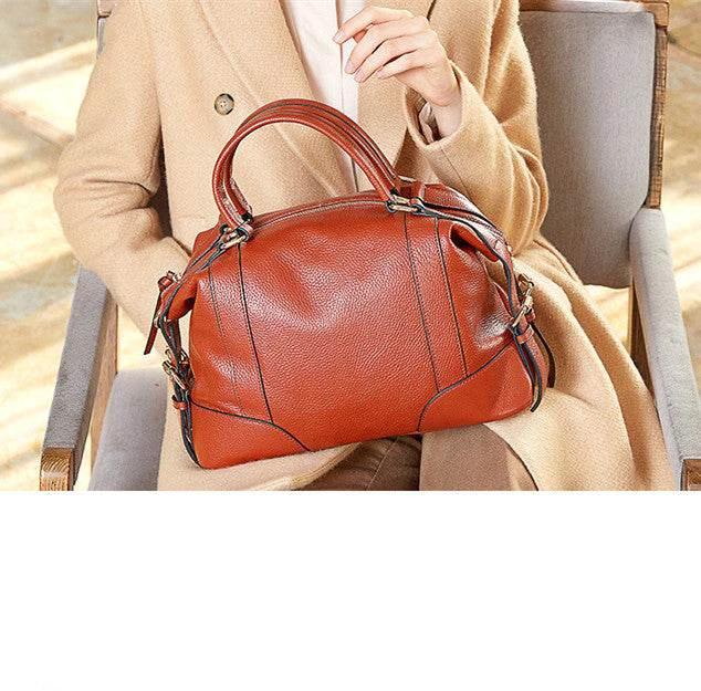 European And American Leather Top Layer Cowhide Bag For Ladies by Zara-Craft