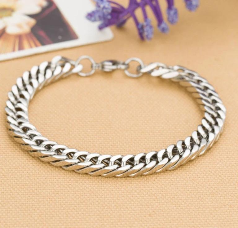 Titanium Steel Bracelet For Men by GJG Denim