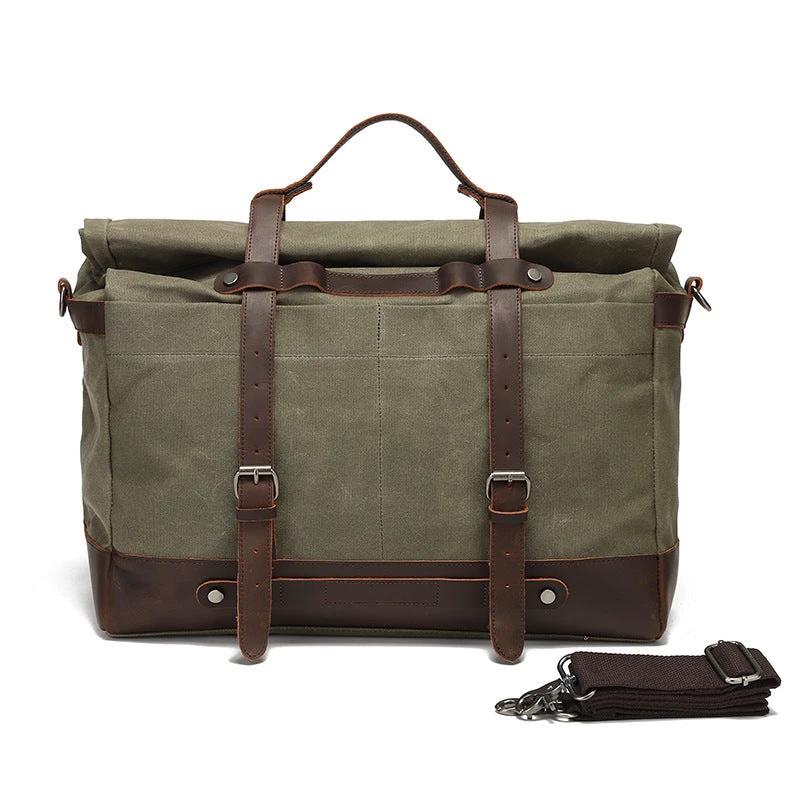 Canvas Shoulder Bag For Men by GJG Denim