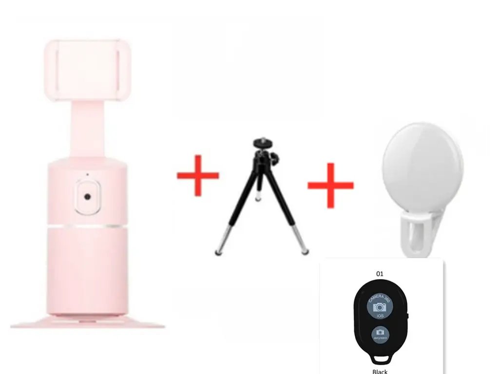 Smart Face Recognition Tracking PTZ Mobile Phone Stand Anchor Live Broadcast Stand by GJG Denim