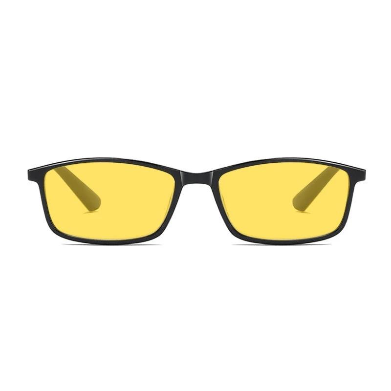 New Retro Small Frame Night Vision Anti-Blue Ray Plain Glasses by GJG Denim