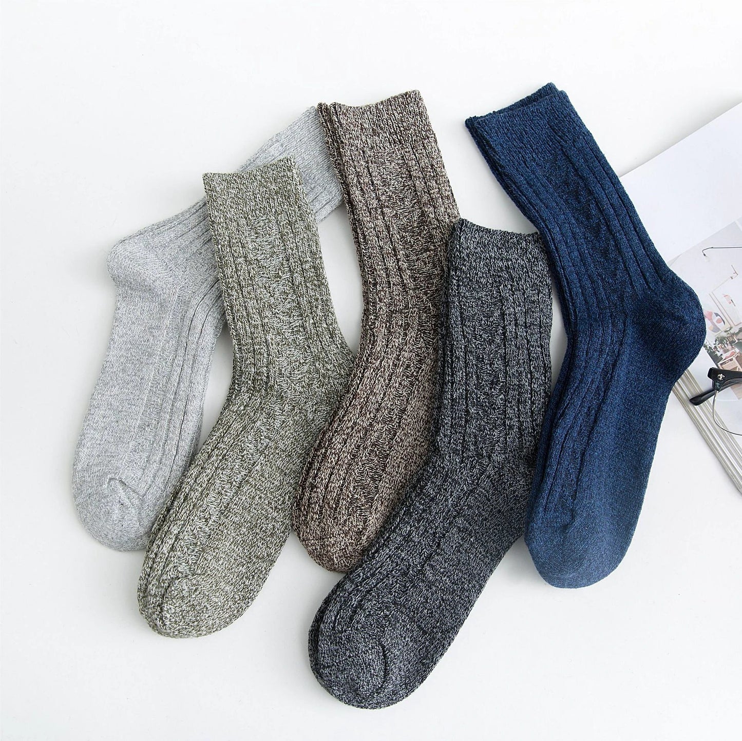 Men's Socks Vintage Style Wool Socks by GJG Denim
