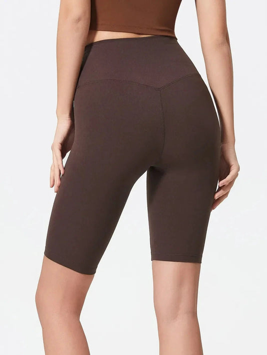 Millennia High Rise Wide Waistband Active Shorts by Lady Ros