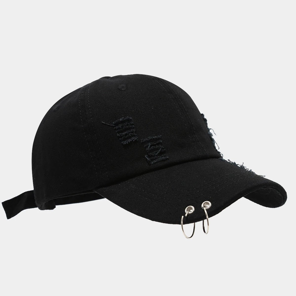 Men's Retro Street Peaked Baseball Hat by GJG Denim