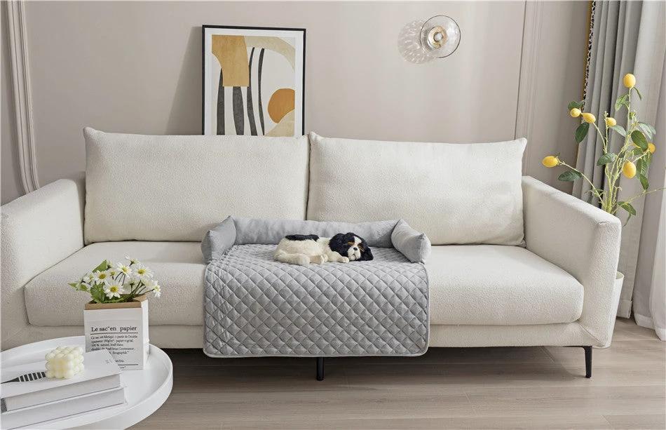 Pet Dog Sofa Bed Dog Beds For Large Dogs Cushion Warm Cat Beds Mat Furniture Protector Dog Sofa by GJG Denim