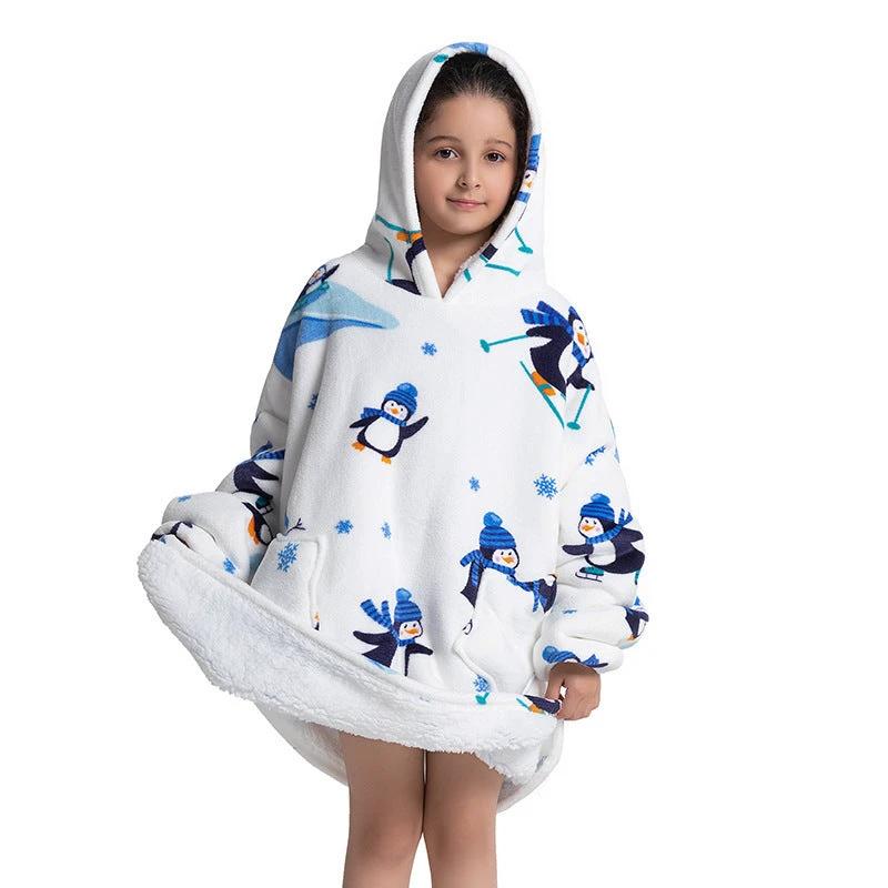 Composite Children's Flannel Lambswool Home Pajamas by GJG Denim
