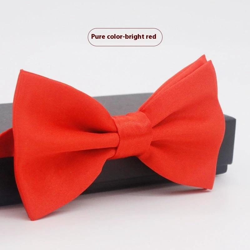 Men's Solid Color Bow Tie by GJG Denim
