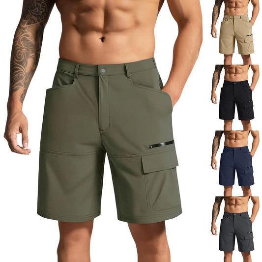 Men's Multi-Pocket Shorts by GJG Denim