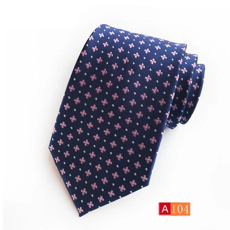 Men's Casual Formal Wear Polyester Jacquard Tie by GJG Denim
