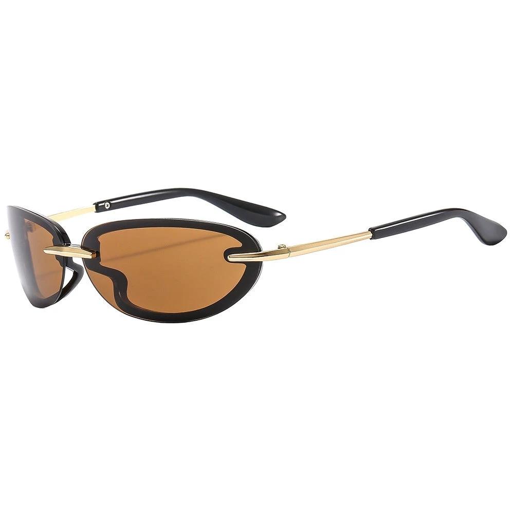 Fashion Plastic Sports Glasses Sunglasses by GJG Denim