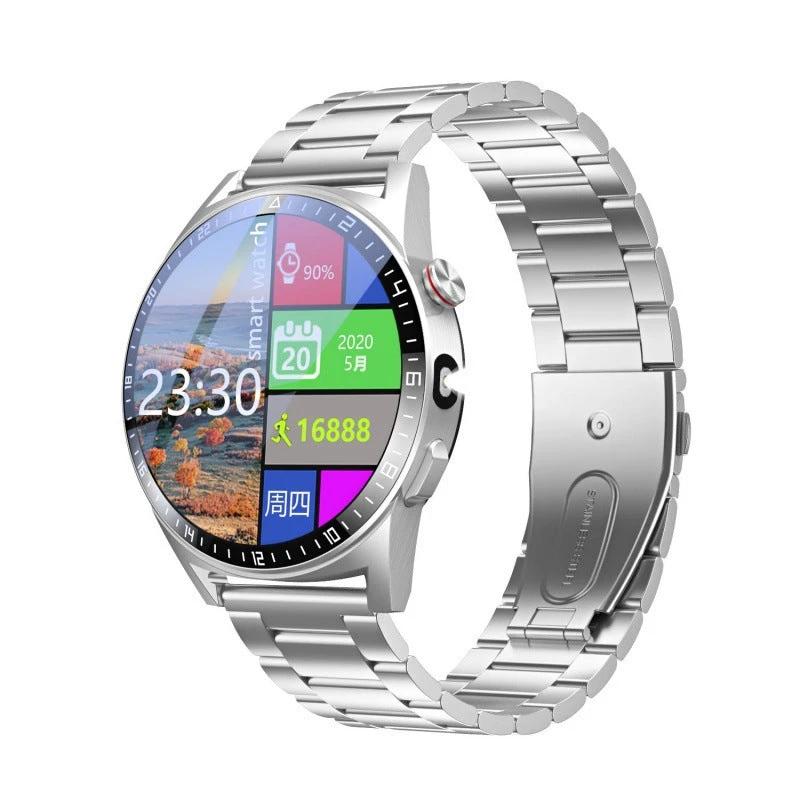 32G Memory Ultra-long Standby Flashlight Bluetooth Calling Smart Watch For Men by GJG Denim