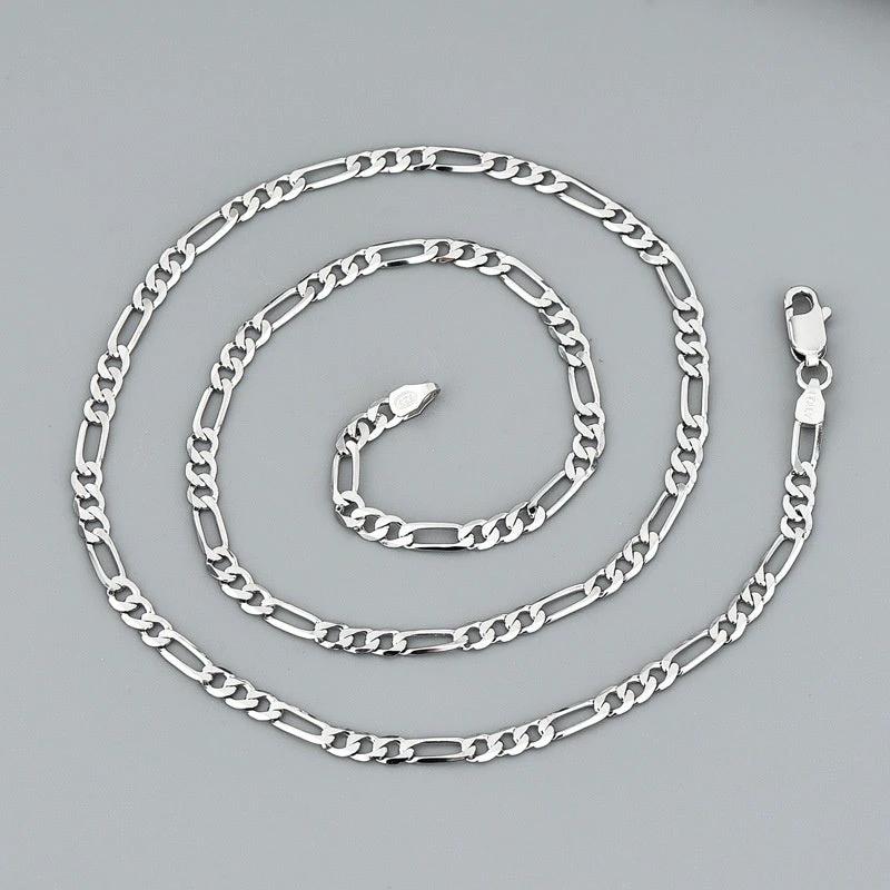 Silver Necklace For Men by GJG Denim