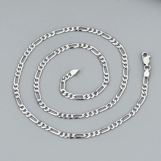 Silver Necklace For Men by GJG Denim