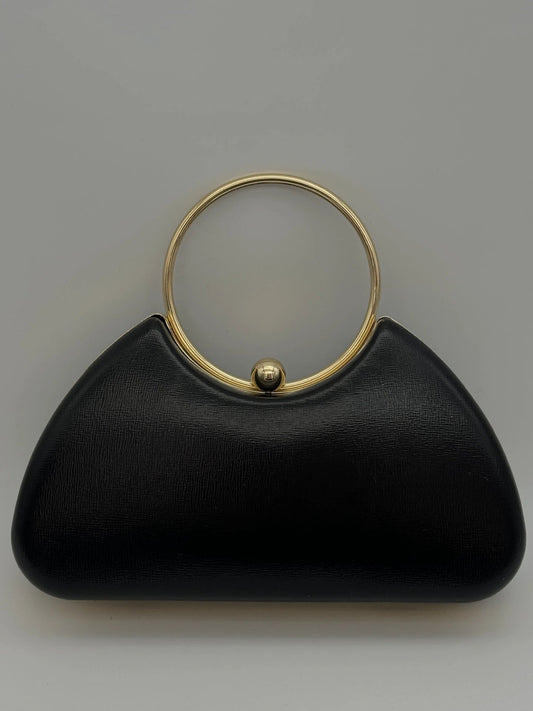 Women's Evening Clutch And Handbag, Minimalist Metal Frame Handbag, Fashion Party Bag by GJG Denim