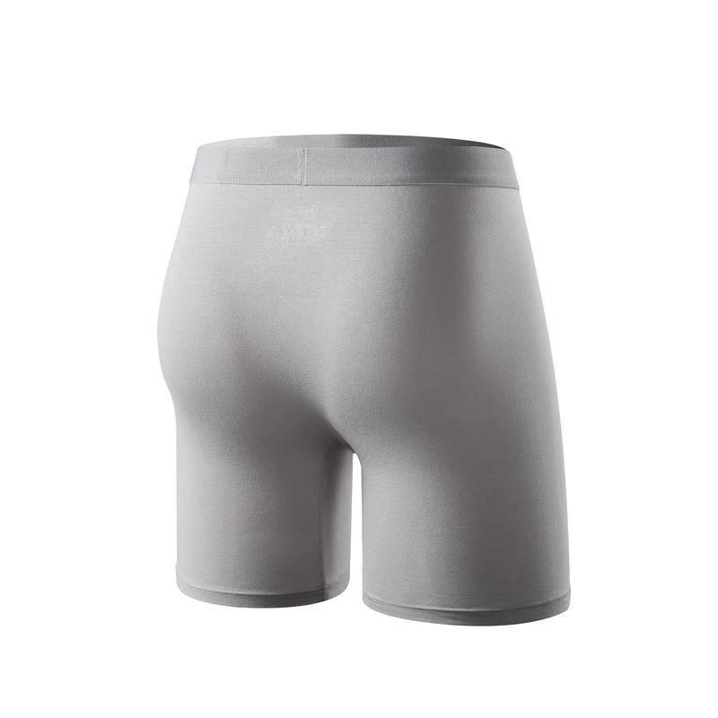 10pcs Men's Bamboo Fiber Boxer Briefs Medium Stretch Solid by GJG Denim