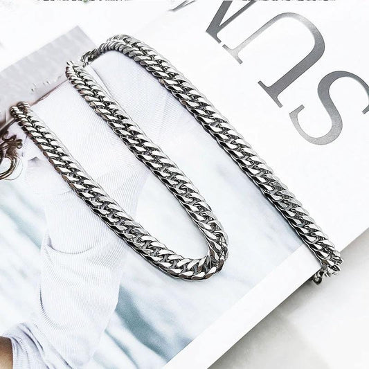 Titanium Steel Men's Link Chain by GJG Denim