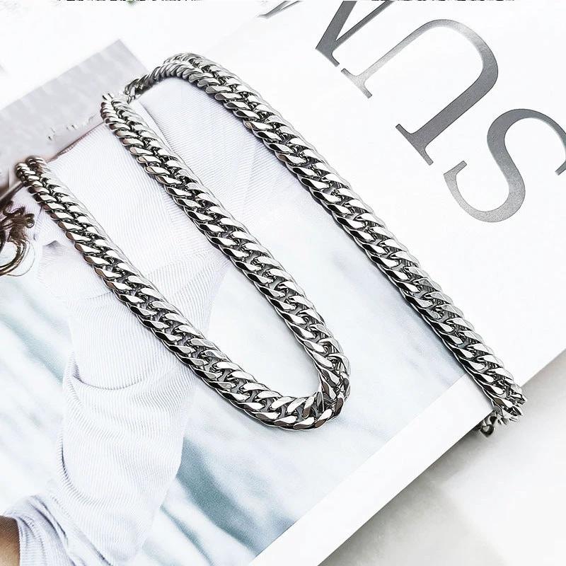 Titanium Steel Men's Link Chain by GJG Denim