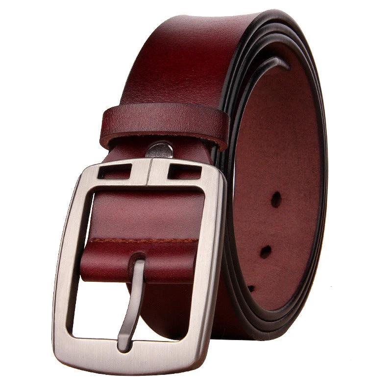 Cowhide Retro Men's Belt by GJG Denim