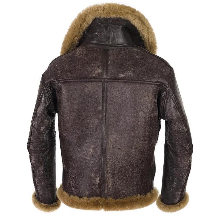 Men's Antique Trendy Faux Fur Coat by GJG Denim