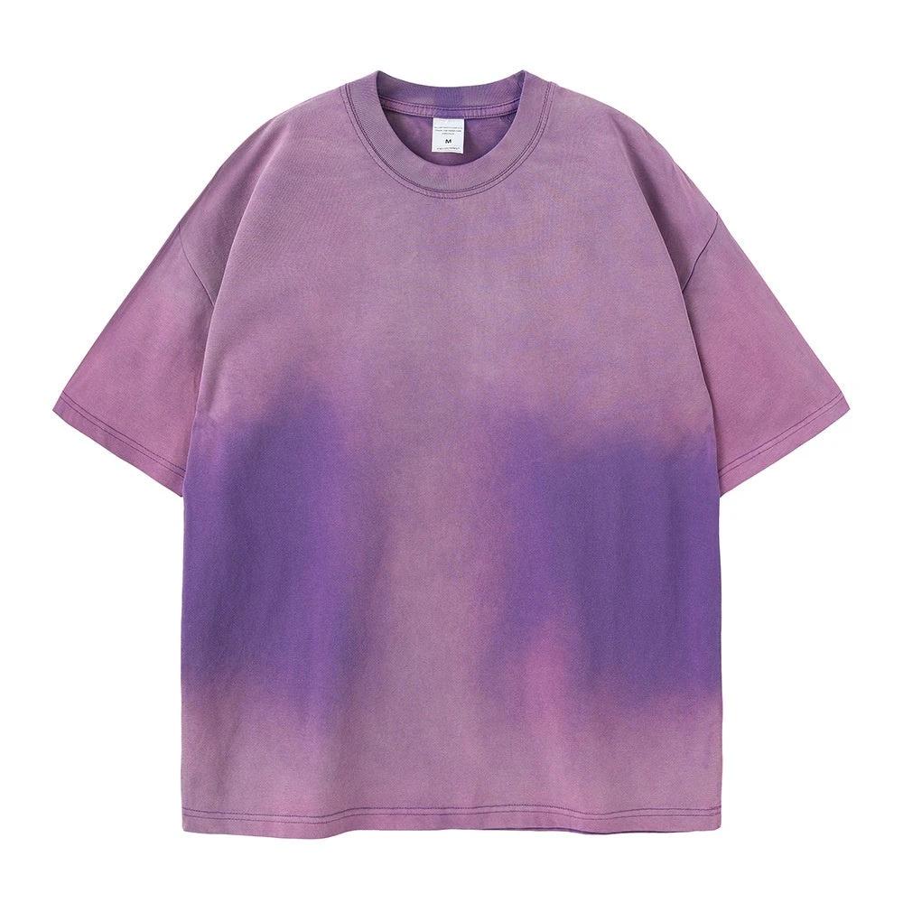 Retro Washed Short Sleeve Round Neck T-shirt by GJG Denim