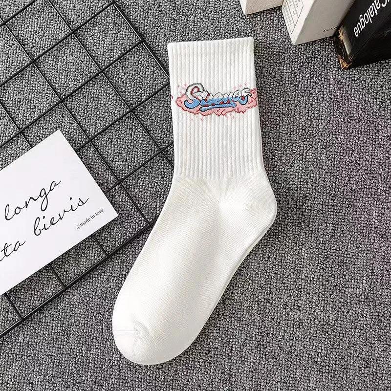Cotton Men's Basketball Long Socks by GJG Denim