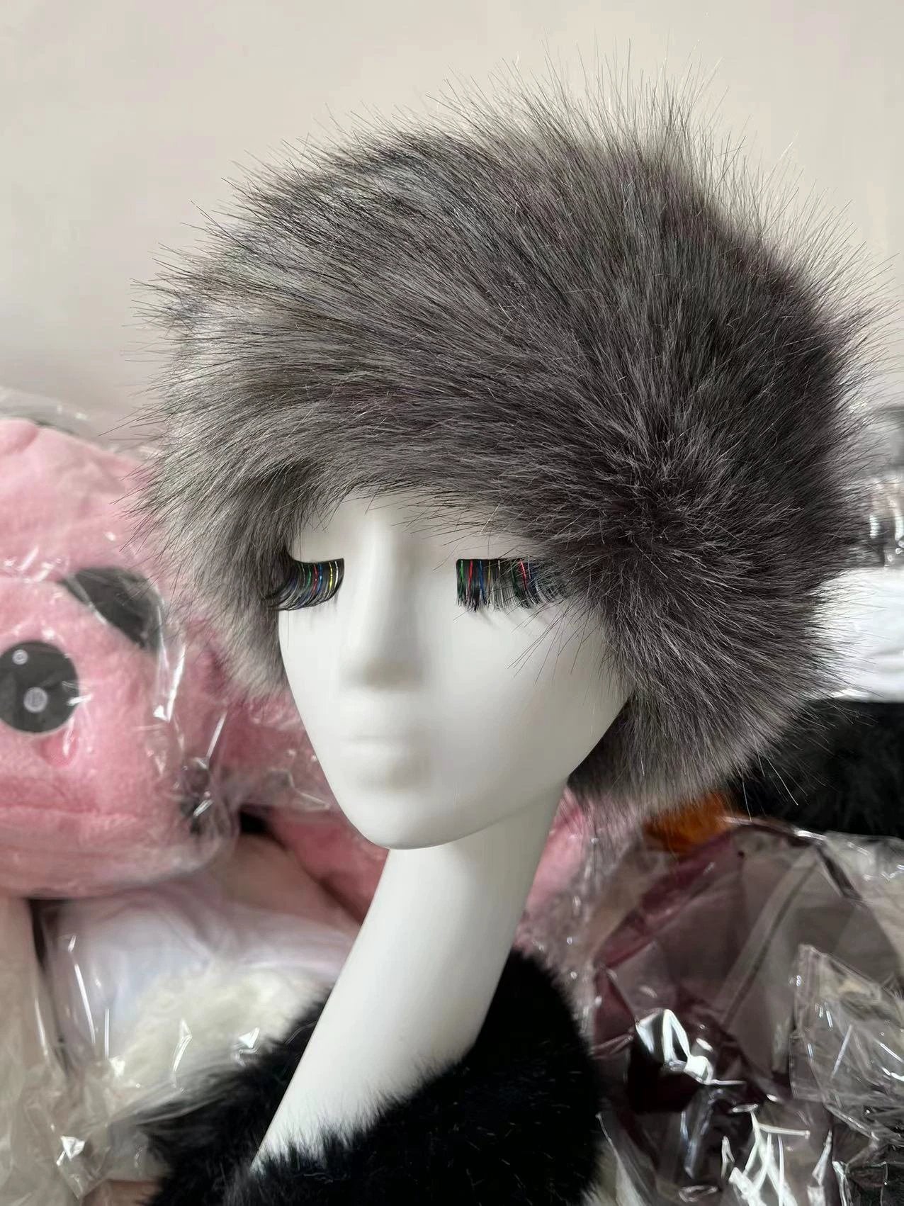 Stylish Padded Round-Top Fleece Hat For Women by GJG Denim