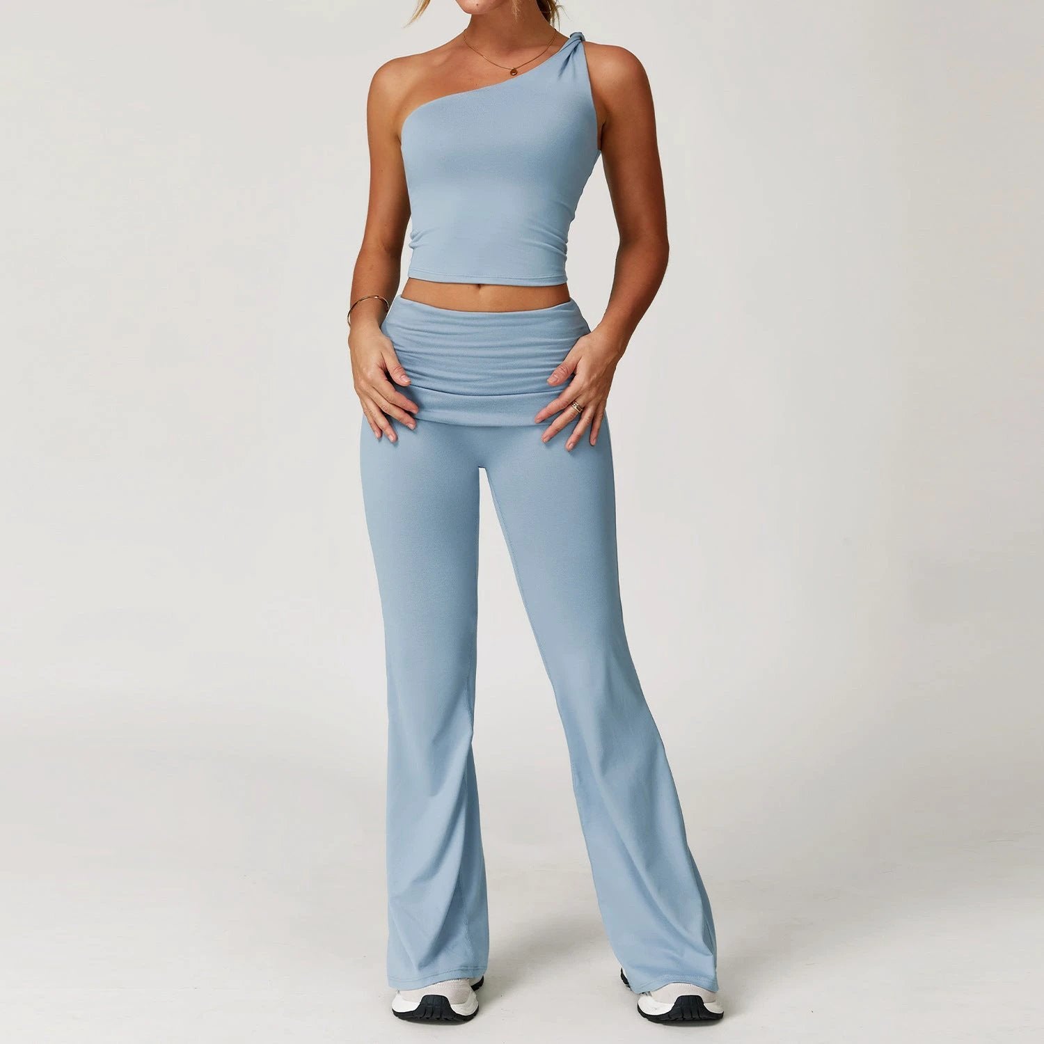 Women's Casual Comfortable Versatile Yoga Clothes Fitness Suit by GJG Denim