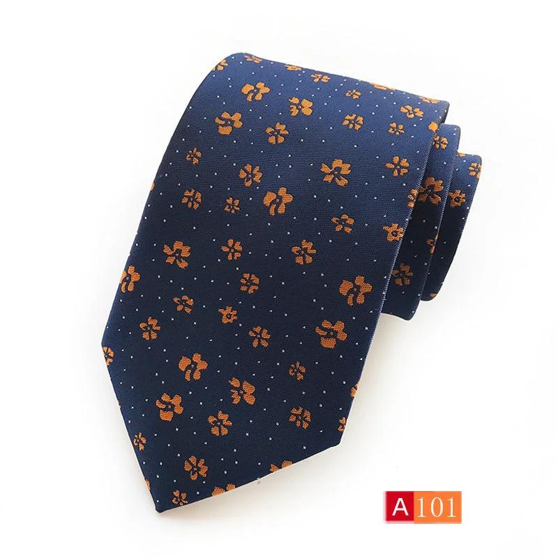 Men's Casual Formal Wear Polyester Jacquard Tie by GJG Denim