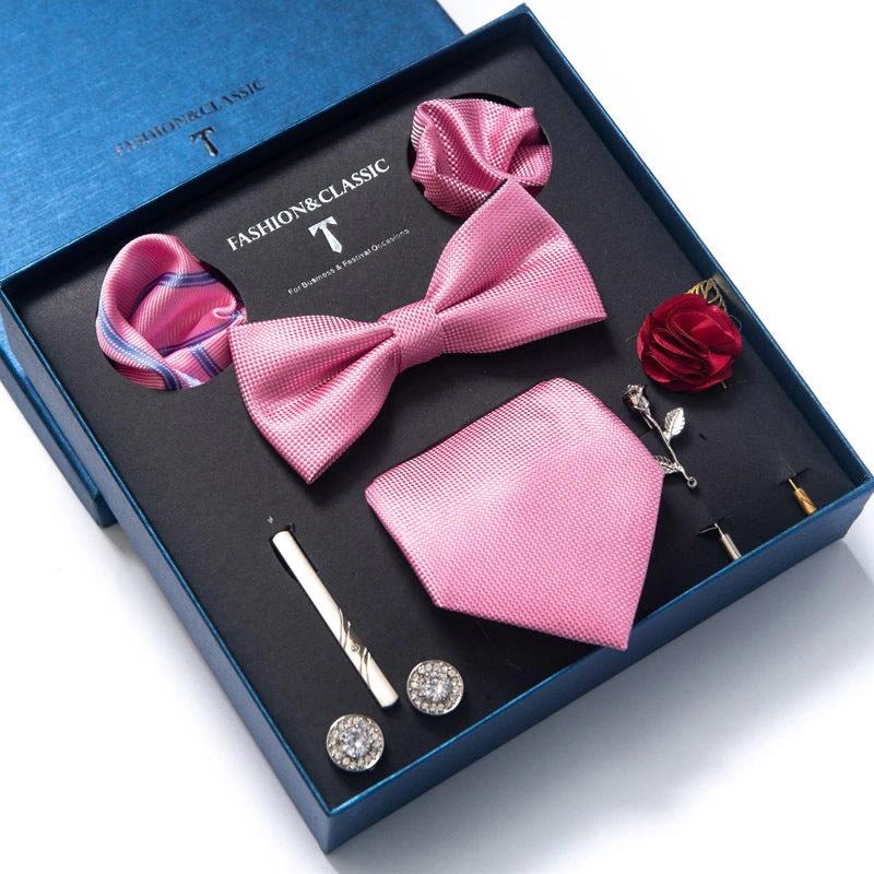 Men's 8-piece Tie Set by GJG Denim