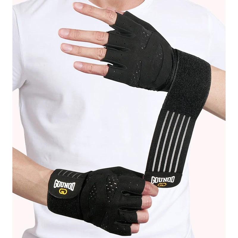 Fitness Gloves Lengthened Exercise Breathable And Wearable by GJG Denim