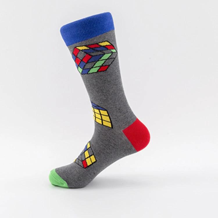 Men's Trendy Mid-calf Length Socks by GJG Denim