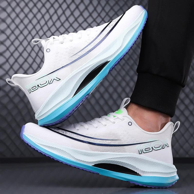 Men's Breathable Soft-soled Mesh Surface Trendy Running Shoes by GJG Denim