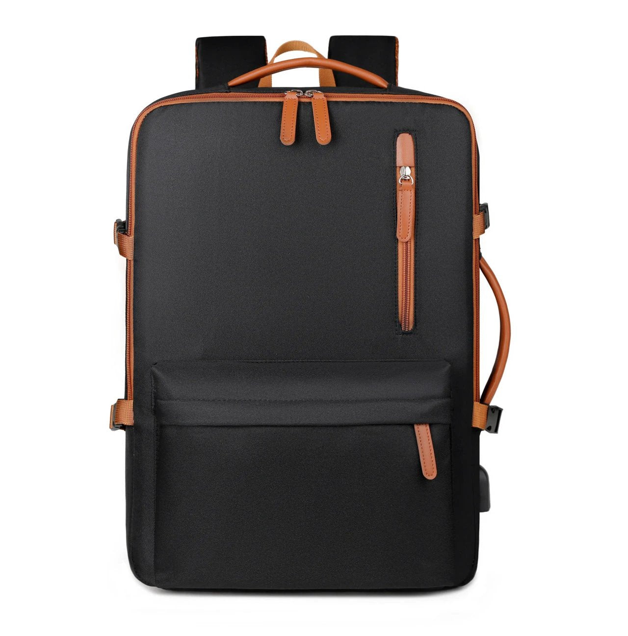 Business Travel Laptop Bag With Dual-Shoulder USB Charging Port For Men by GJG Denim