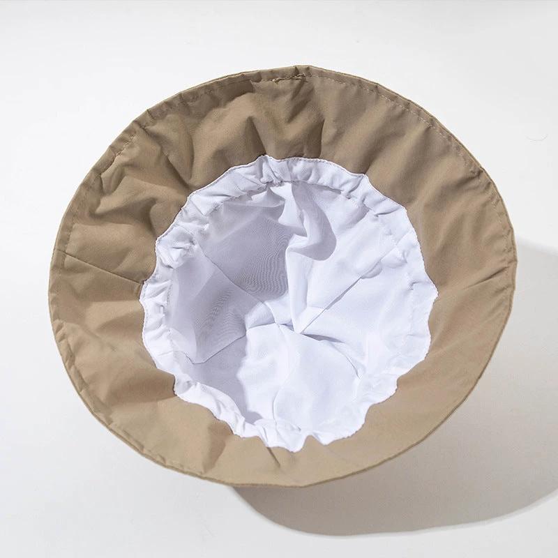 Slimming Drawstring Elastic Sun Hat For Sun Protection by GJG Denim