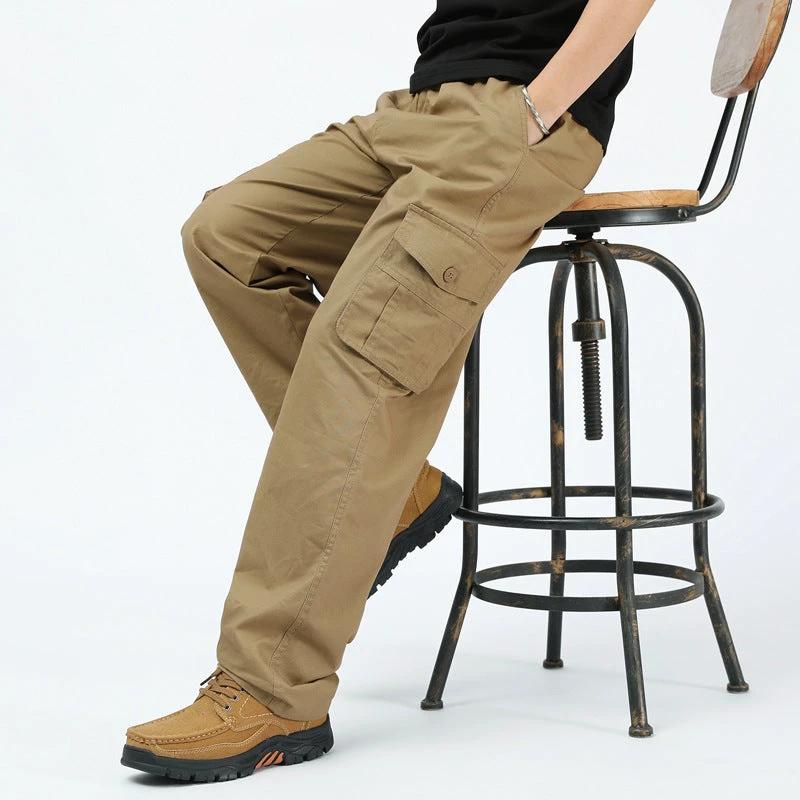 Men's Casual Multi-Pocket Pants by GJG Denim