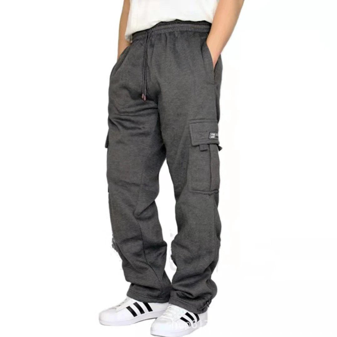 Men's Sweatpants Drawstring Stretch Elastic Waist Joggers by GJG Denim