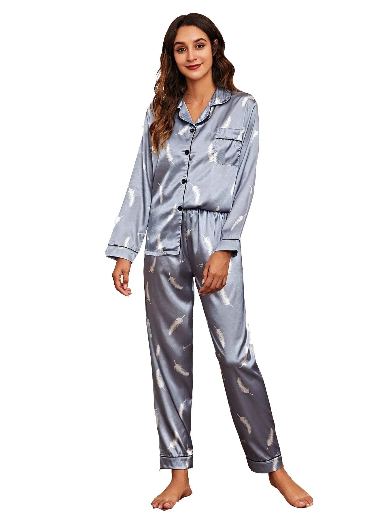 European And American Style Home Service Suit Pajamas Women by GJG Denim