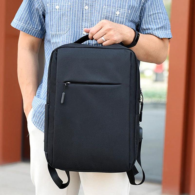 Men's Laptop Backpack With USB Design by GJG Denim