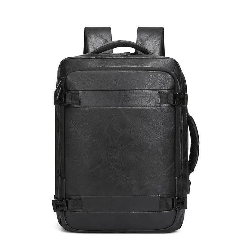 Men's Multi-functional Scalable Computer Bag Solid Color by GJG Denim