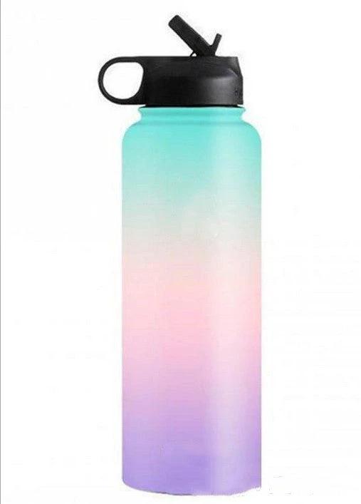 Stainless Steel Wide-mouth Outdoor Sports Vacuum Flask by GJG Denim