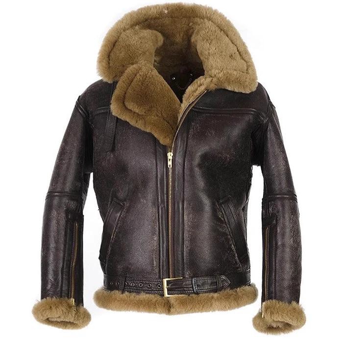 Men's Antique Trendy Faux Fur Coat by GJG Denim