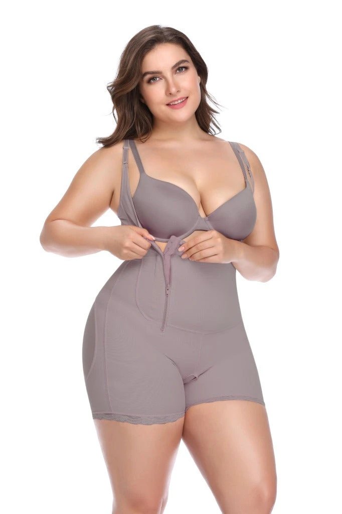 Beautiful Peach Hip Hip Pants Jumpsuit Hip Hip Body Fat Woman Plus Size Corset by GJG Denim