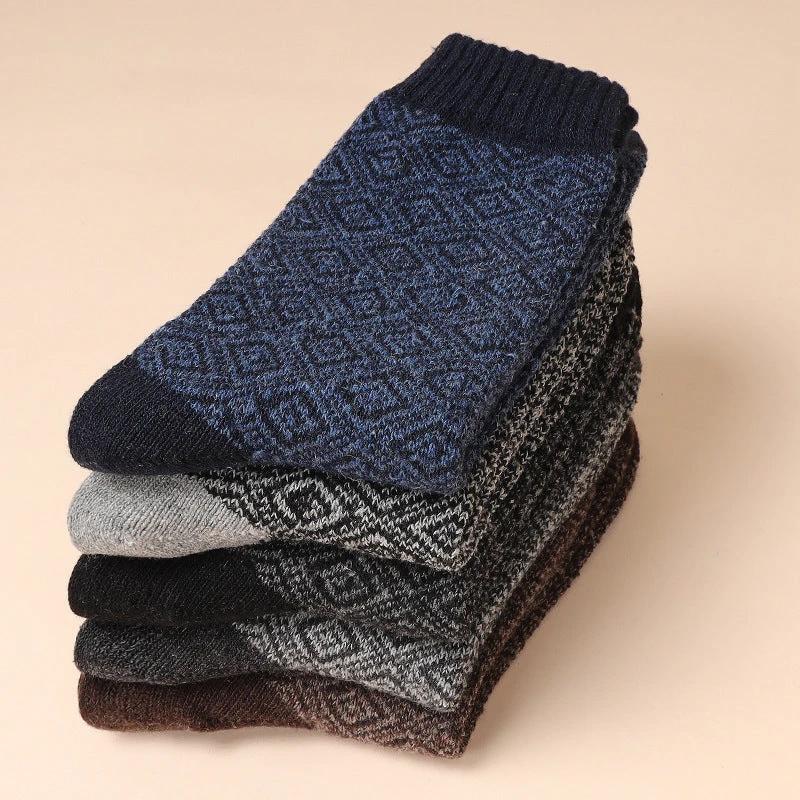 Men's 5-10 Pairs Retro Thick Socks by GJG Denim
