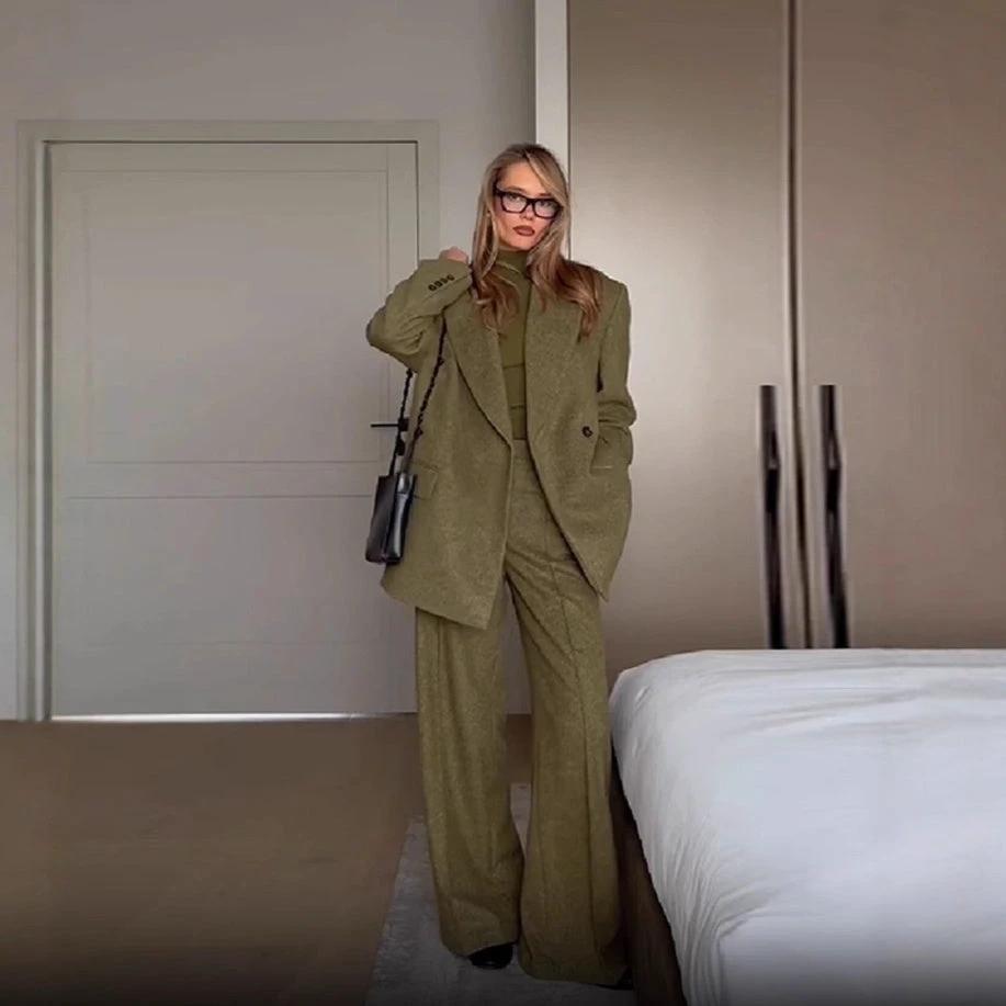 High-end Fashionable Chic And Elegant Suit Set by GJG Denim