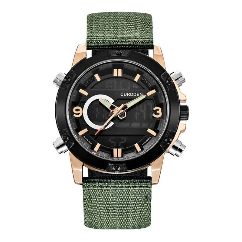Men's Fashion Belt Multi-functional Watch by GJG Denim