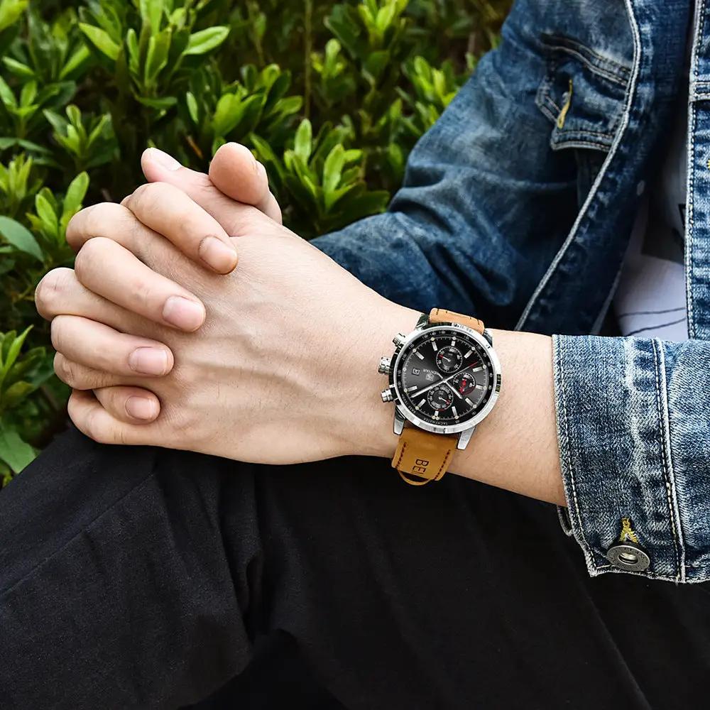 Men's Luxury Quartz Watch by GJG Denim