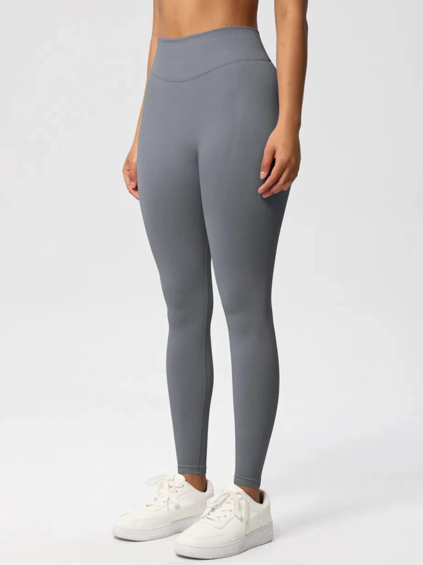 Sexy High Elastic Women's Solid Tights High Waist Workout Yoga Leggings, Scrunch Butt Lifting Elastic Pants, Tummy Control Butt Lifting Workout Yoga Athletic Pants by GJG Denim