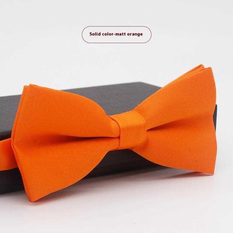 Men's Solid Color Bow Tie by GJG Denim