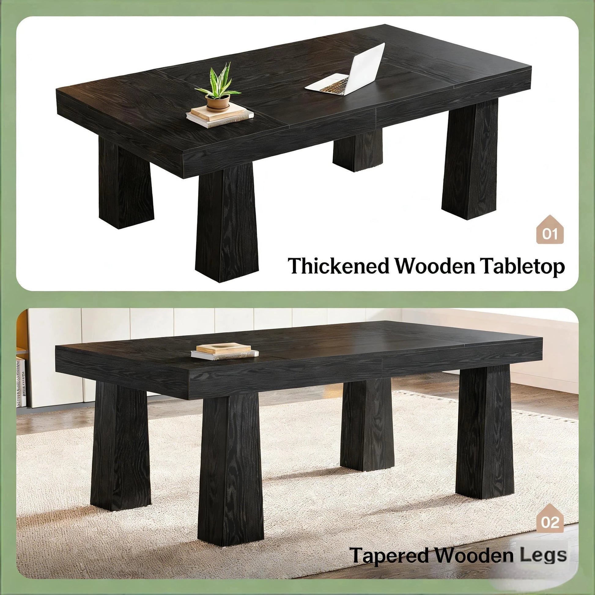 Computer Desk,Executive Desk,Home Office Desk,Writing Desk by GJG Denim