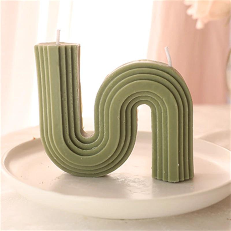 Fashion Art Geometric Handmade Aromatherapy Candles by GJG Denim